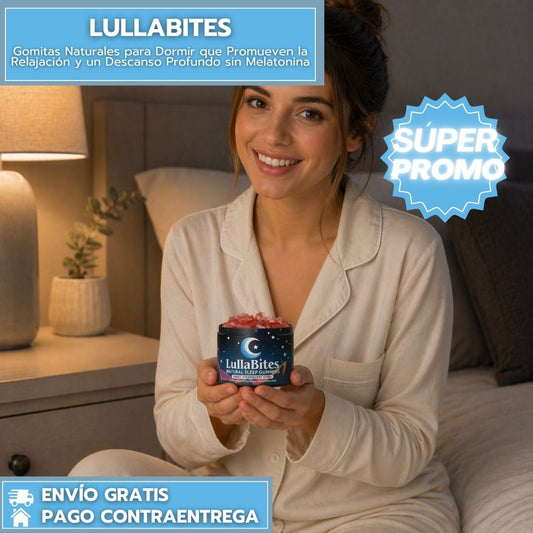 LullaBites: Gomitas Naturales para Dormir que Promueven la Relajación y un Descanso Profundo sin Melatonina