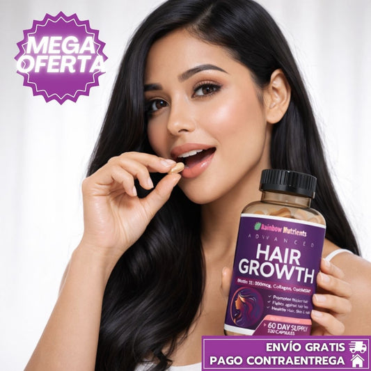 Hair Growth: Suplemento en cápsulas que fortalece el cabello y estimula su crecimiento desde la raíz