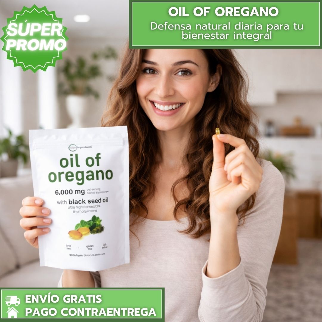 Oil Of Oregano: Defensa natural diaria para tu bienestar integral